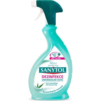 Sanytol dezinfekčný univerzálny čistič v spreji s vôňou eukalyptu 500 ml
