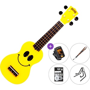 Mahalo U-SMILE Premium SET Yellow Сопрано укулеле (U-SMILE-YW-PREMIUM-SET)