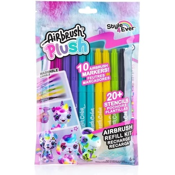 Canal Toys Комплект маркери и шаблони за аерограф Canal Toys - 10бр (CTOFG256)