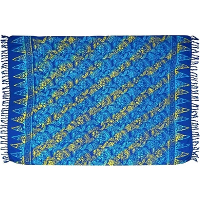Šátek sarong Tropik modrý
