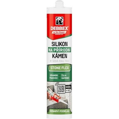 Debbex D30653DBS Neutrálny silikón 280 ml sivá