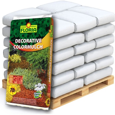 Agro CS FLORIA Decor. ColorMulch oranžová Paleta 36x70 l