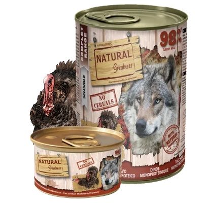 Natural Greatness Turkey Monoproteinic Recipe - Монопротеин Пуйка (за чувствителни стомаси), 400 гр, Испания NGD40010