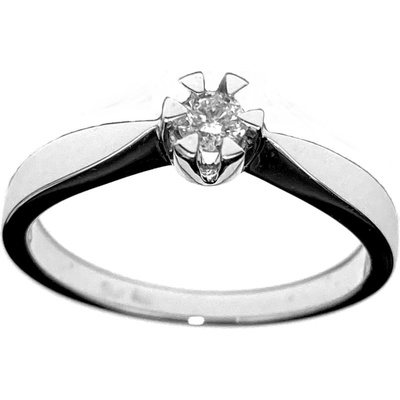 Zlatnictví Zlatíčko Zlatý zásnubní prsten s diamantem 990.00003