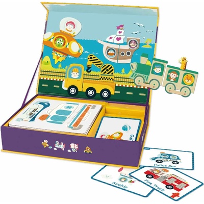 Classic World Магнитни фигури на транспортни средства (cw20026)