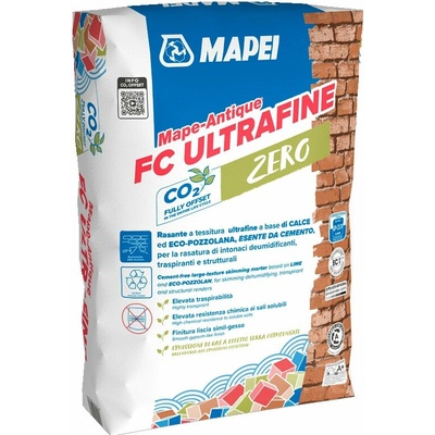 MAPEI Mape-Antique FC Ultrafine paropropustná malta na vlhké stěny 20 kg Bílá