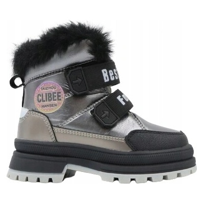 Zimní zateplené sněhule dětské kozačky H-315