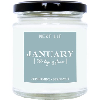 Image 1 of With Scent of Books Ароматна свещ Next Lit 365 Days of Flames - January (NL026)