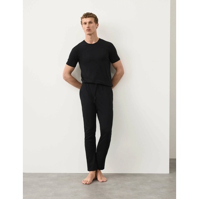 Marks & Spencer Потник от смес от Supima® памук Marks & Spencer черна Marks & Spencer | Cheren | МЪЖЕ | L