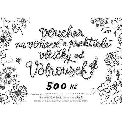Dárkový voucher - VOBROUSEK cena: 500 Kč
