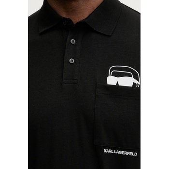 Karl Lagerfeld Памучна тениска с яка Karl Lagerfeld (561225.745127)
