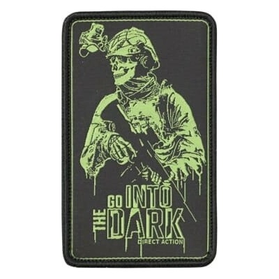DIRECT ACTION nášivka INTO THE DARK velcro
