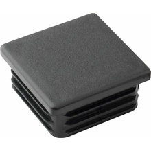 Walteco Zátka 50x50 mm čierna 85130
