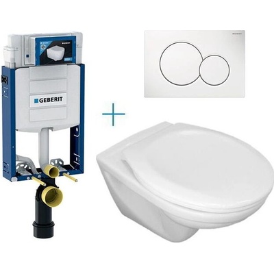 Geberit Kombifix tlačítko Sigma01 alpská bílá WC Jika Euroline + SEDÁTKO 110.302.00.5 CW1 – Zboží Dáma