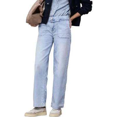 Dámské wide leg jeans Street One 380307 světle modrá