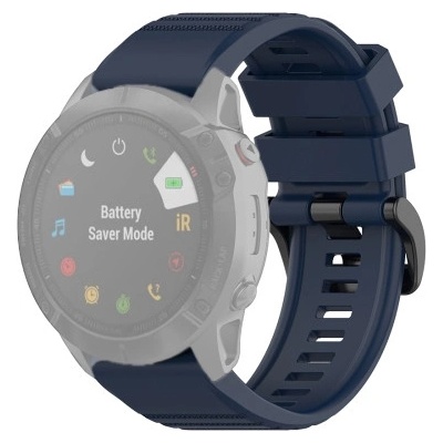 VSETKONAMOBIL SILICONE Remienok Garmin Fenix 3 / 3HR / 5X / 5 Plus / 6X / 6X Pro tmavomodrý 37151