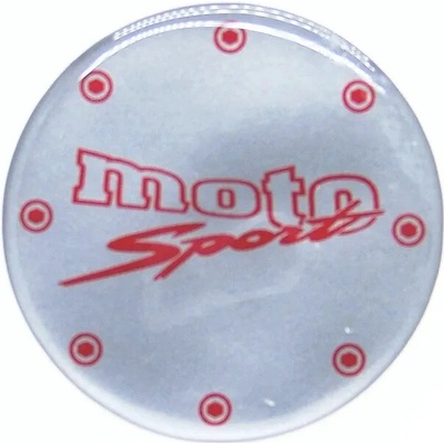 Samolepka Disky Motosport 5,5 cm červený