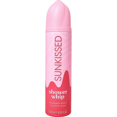 Sunkissed šlehačková sprchová pěna Shower Whip Raspberry Ripple, 250ml