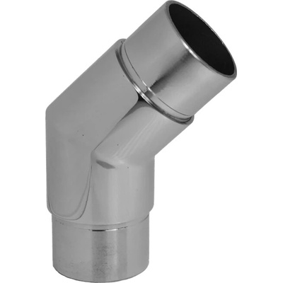 Spojka rohová 45° na trubku ø 42,4 mm, leštěná AISI 304