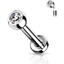 Šperky4U piercing do brady titan vnitřní závit tyčka TIT1010C-12113