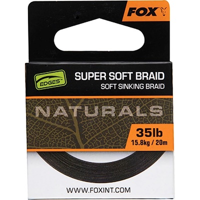 Fox šnúra Naturals Soft Braided Hooklength 20m 35lb