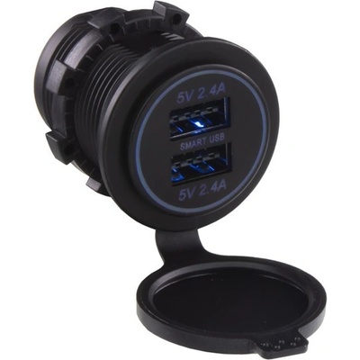 STU 34552N 2x USB zásuvka 12/24V, 4,8A