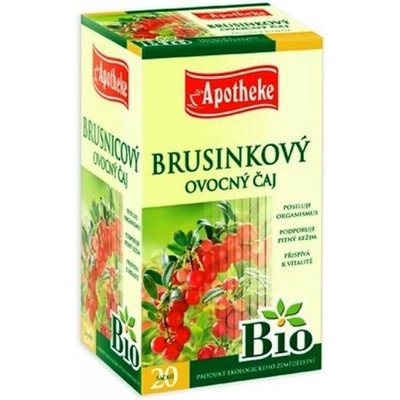 Apotheke Bio Brusinkový ovocný čaj 20 x 1,8 g – Hledejceny.cz