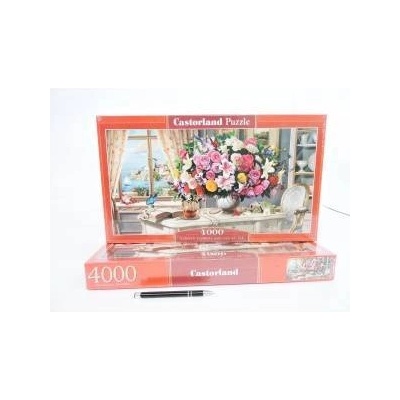 Castorland Puzzle 4000 Summer Flowers and Cup of Tea CASTOR