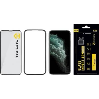 Tactical iPhone XS 5.8 / X 5.8 TACTICAL IMPACT ARMOUR GLASS 3D стъкло за защита на екрана, с антибактериално покритие + допълнителна рамка, ПРОЗРАЧНО 57983114107 (57983114107)