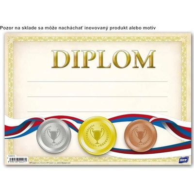 Diplom A5 medajle