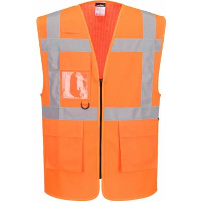 Portwest ES376 ES1 Essential Hi-Vis Sieťovaná manažérska vesta žltá