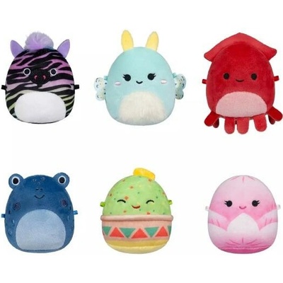 Squishmallows Micromallows 6Pack Oliheň Mol Guacamole Zebra Lotos Ropucha