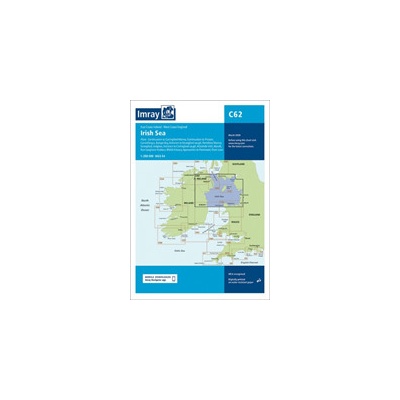 Imray Chart C62 - Irish Sea Imray Sheet map folded