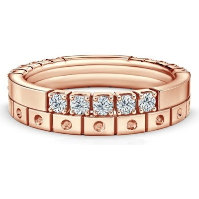 Savicki Sada prsteňov Symphony zlato laboratórne diamanty ZST SAVNo 539R 537LAB R