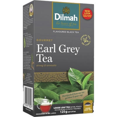 Dilmah Sypaný cejlónský černý čaj Earl Grey s bergamotem 125 g