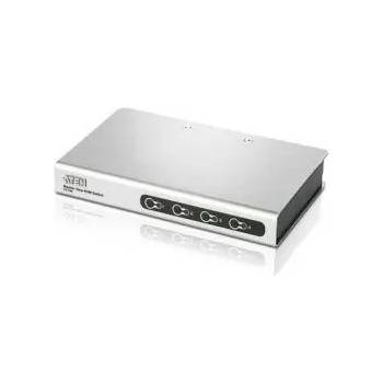 ATEN Превключвател KVM ATEN CS74E, Slim, 4-портов, PS/2, VGA, ATEN-CS74ECZ-AT