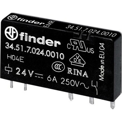 Finder 34.51.7.060.0000, 34.51.7.060.0000 relé do DPS, 250 V/AC, 6 A, 1 ks