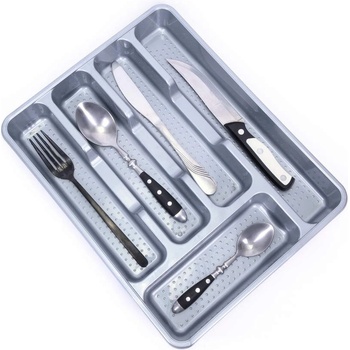 Image 1 of Сив органайзер за прибори за чекмедже