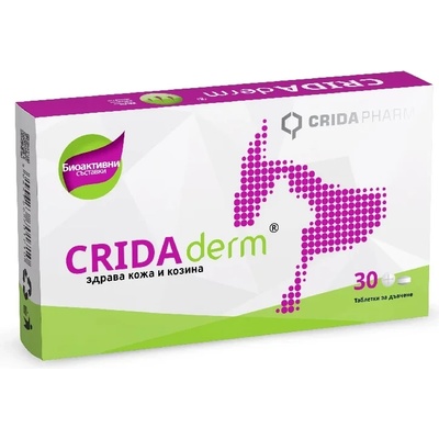 Crida Pharm CridaDerm - хранителна добавка за дерматологични заболявания при кучета и котки