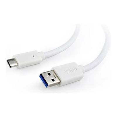 Gembird USB C - USB 3.0 A M/M кабел за данни 0, 1 м бял CCP-USB3-AMCM-W-0, 1M (CCP-USB3-AMCM-W-0.1M)