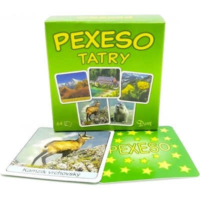 CreativeToys Pexeso v krabičce Tatry
