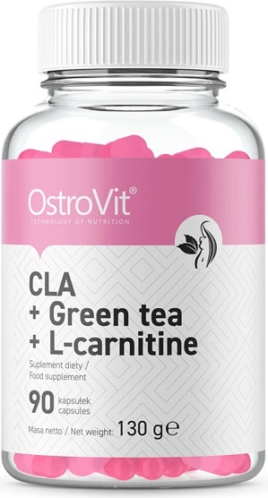 OstroVIT CLA +Green Tea + L-Carnitine 90 kapslí od 238 Kč