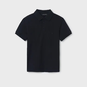 MAYORAL Поло тениска къс ръкав памук basic в черен цвят за момче Майорал