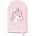 Babyono Тривка с апликация бамбук Babyono, розова (5901435408575)