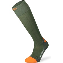 Lenz Vyhrievané ponožky Heat Socks 4.1 Toe Cap Zelená / oranžová