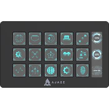 Ajazz стрийминг хъб/дек Streaming HUB AKP153E Black (AJ-AKP153E-BK)