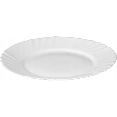 GALICJA Tanier BIANCO plytký 25cm biely