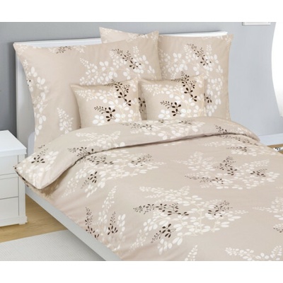 Bellatex obliečky bavlna sada Hnědá větvička 2x140x200 2x70x90 2x40x40