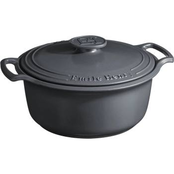 Emile Henry Керамична тенджера Sublime Ø 31 см, 5, 5л - цвят черен (EH 4760-77)