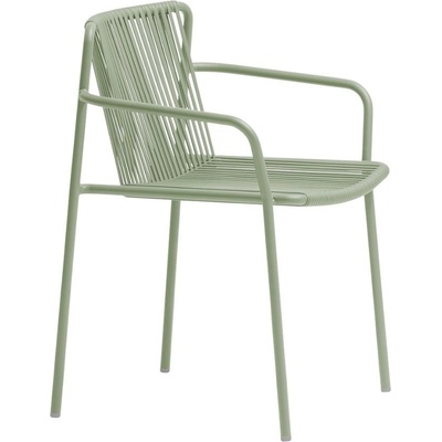 Pedrali Zelená kovová zahradní židle Tribeca 3665